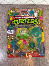 TMNT Napoleon Bonafrog 1990 Playmates MOC Figure Complete Vintage