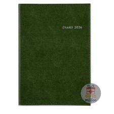Takahashi 2026 A5 Weekly Desk Diary Planner Mos Green Leather-Like Cover New