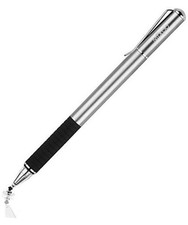 Stylus Pen for Touchscreen, 2-in-1 Disc and Fiber Tip Sensitivity Space Gray