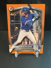 2025 Bowman Draft Yandel Ricardo Chrome Orange # /25 Royals