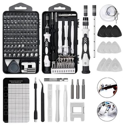 115 In 1 Magnetic Precision Repair Screwdriver Set Electronics Tool Kit