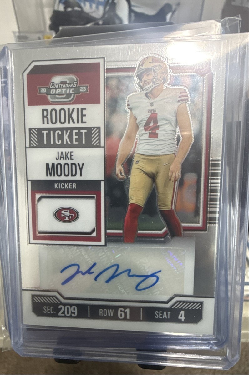 2023 Panini Contenders Optic - Rookie Ticket Autographs Jake Moody
