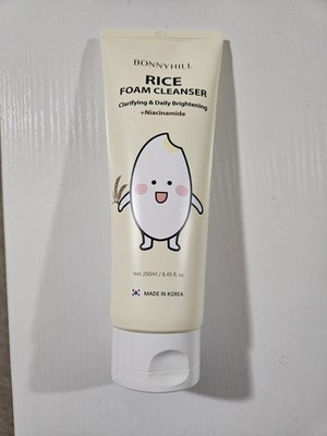 BONNYHILL K-BEAUTY Clarifying & Brightening Rice Foam Cleanser + Niacinamide