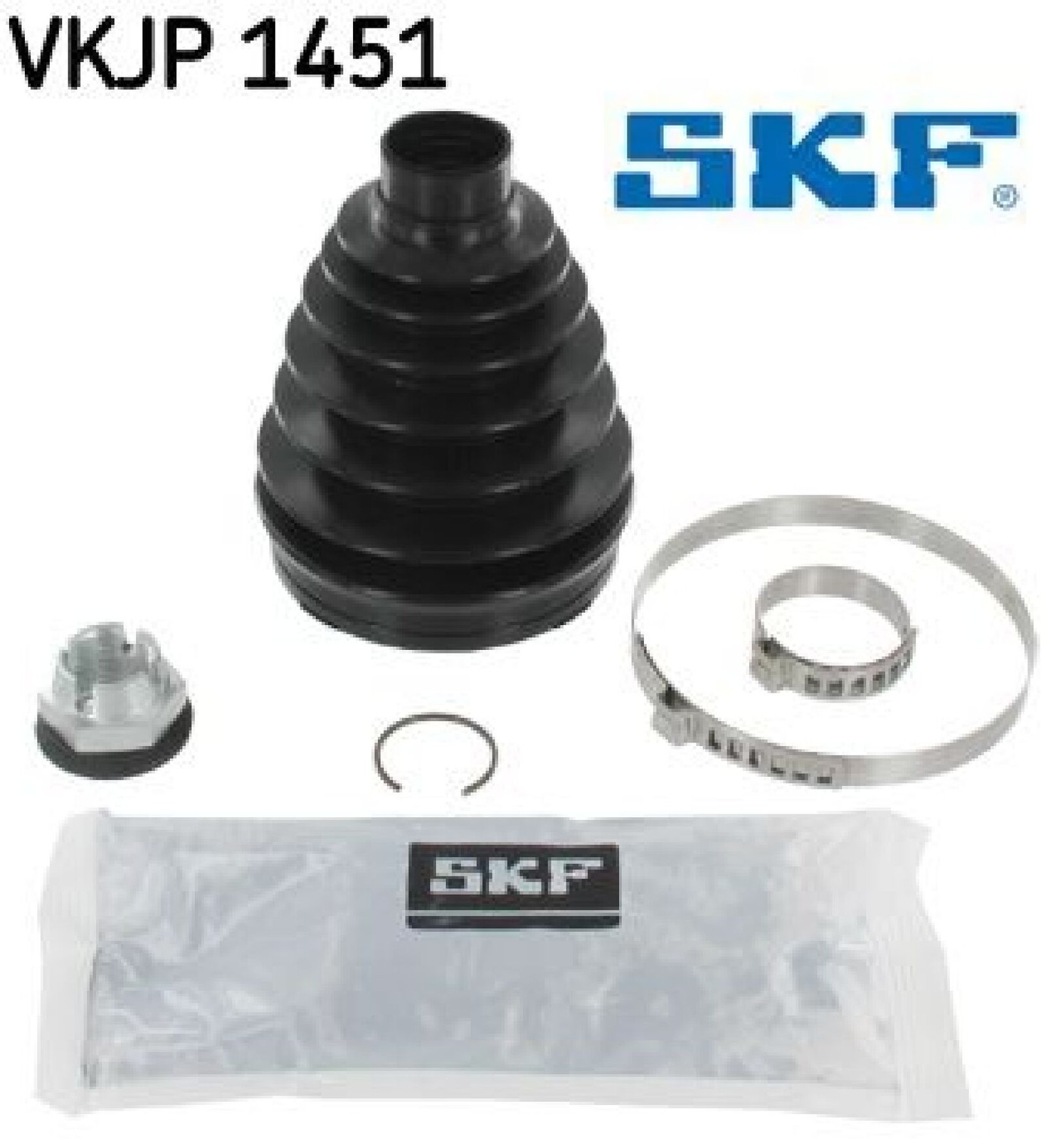 SKF VKJP1451 Faltenbalgsatz für Antriebswelle Achsmanschette Set Satz - Bild 2