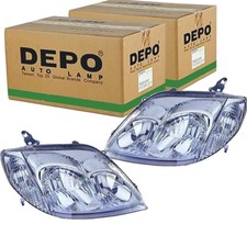 2x DEPO H7/HB3 SCHEINWERFER SATZ passend für TOYOTA COROLLA LINKS+RECHTS