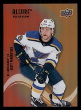 2022-23 Upper Deck Allure Color Flow Red Orange #SF22 Scott Perunovich