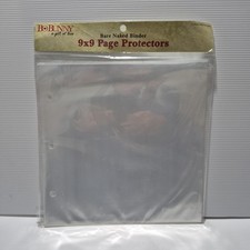 Bo Bunny Bare Naked 9x9 Binder Page Protector...