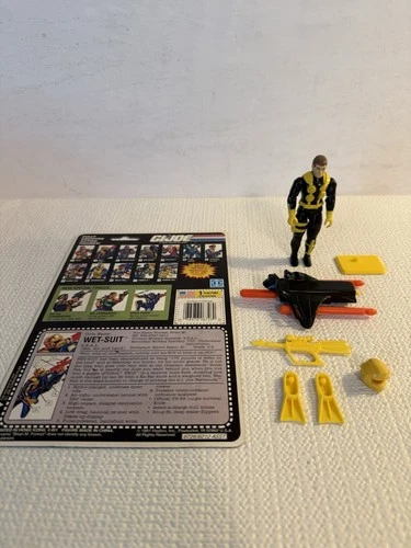 GI Joe Hasbro 1991 Wet Suit v3 SEAL W/ Accessories. Complete! 100% G. I. Joe
