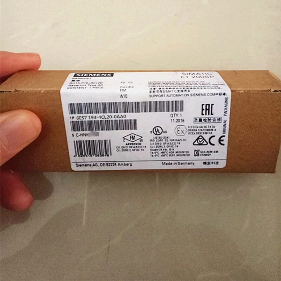 New Siemens 6ES7 193-4CL20-0AA0 6ES7193-4CL20-0AA0 terminal module for ET 200S - Image 4 of 4