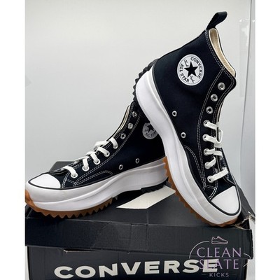 Converse Run Star Hike Black/White/Gum Platform M9.5/W11 NIB