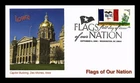 US COVER IOWA FLAGS OF OUR NATION FIRST DAY ISSUE FLEETWOOD