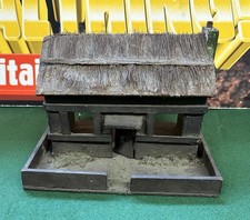 Vintage Homemade Handmade Wooden Toy Farmhouse Britains Scale Farm Tractor