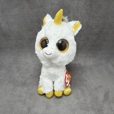 Ty Beanie Boos PEGASUS the Unicorn (UK Excl.) 6 Inch Plush With Tag