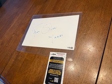 FIONA SHAW Signed Autograph- White board- Harry Potter- Andor- JSA-CL53083