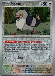 Pidove 133/162 Temporal Forces Reverse Holo Common NM