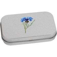 'Singolo fiordaliso' scatola di latta/stoccaggio con cerniera in metallo (TT054509)