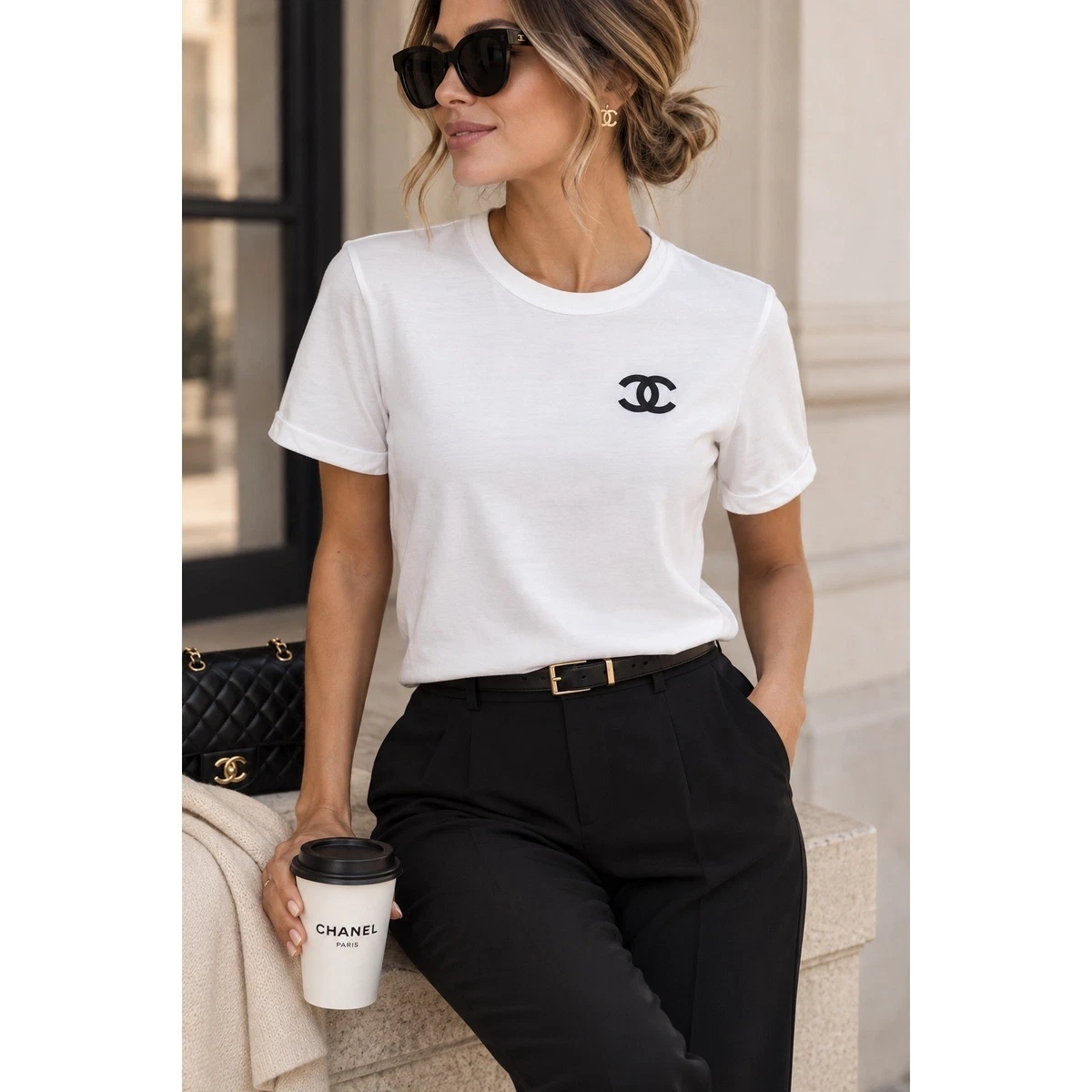 CHANEL White Cotton Tops for Women for sale - eBay