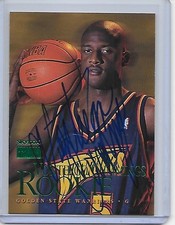 Basketball Card IP auto NBA VONTEEGO CUMMINGS Warriors 99-00 Skybox Premi rookie. rookie card picture