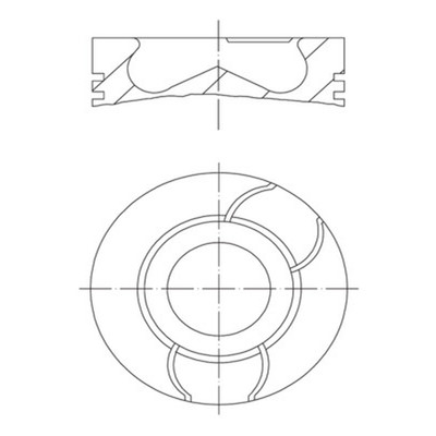 Pistons Mahle 021 Pi 00124 000 for Dacia Logan (LS_) 1.5 2007-2011