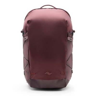 Peak Design Outdoor Backpack Zip 18L Rucksack - Eclipse (Weinrot)