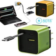 3 In 1 GaN Charger Scalable 80w Max Fast Charger Module With Type-C & USB Ports