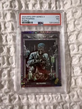 2024 Bitcoin Trading Cards: Series 3 Purple /700 Big Pharma #39 PSA 7