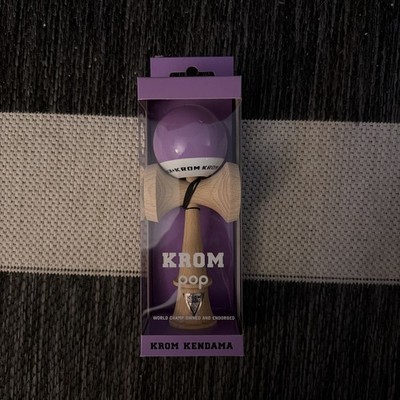 KROM Kendama Lavender Pop LOL Grade A Beech Wood with Sticky Rubber Paint