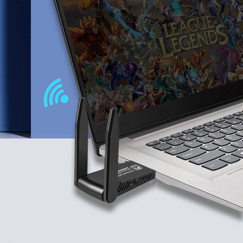5GHz WiFi Adapter USB 3.0 Dock Wireless Network Card Dual Band 5GHz & 2.4G Black - Afbeelding 12 van 12