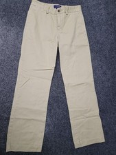 Polo Ralph Lauren Pants Boys 12 Khaki Chino Straight Leg Flat Front Casual