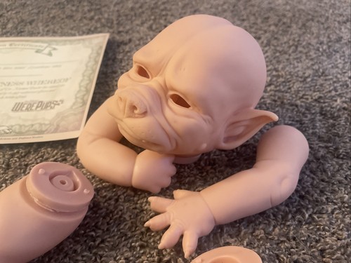 ORIGINAL Robbie werepup ~ SOLD OUT LE BLANK Reborn Vinyl Doll Kit ~ AUTHENTIC - Picture 4 of 6
