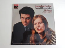 ASD 2436 BRAHMS - TWO CELLO PIANO SONATAS Jacqueline du Pre Barenboim UK LP EMI