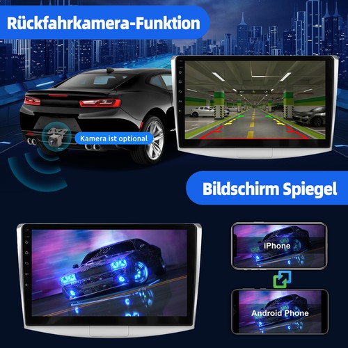 10 Zoll Android 13 4+64G Autoradio Carplay GPS NAV RDS FM Für VW Passat B7 CC - Bild 9 von 13