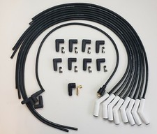 Bb Chevy Ford Ceramic 135 45 Degree Boots 8.5mm Universal Spark Plug Wires Hei