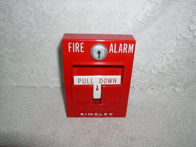 Fire Alarm Simplex Fire Fighter Fireman Man Cave Decor