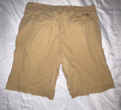 American Eagle Outfitters Tan Khaki Shorts Men Size 32 Waist - Picture 8 of 12