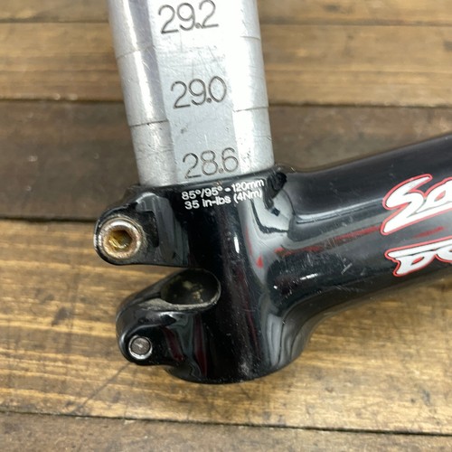 Salsa Moto Stem 1 1/8 Threadless 31.8 mm 120 mm Reach Black Red Vintage - Picture 10 of 15