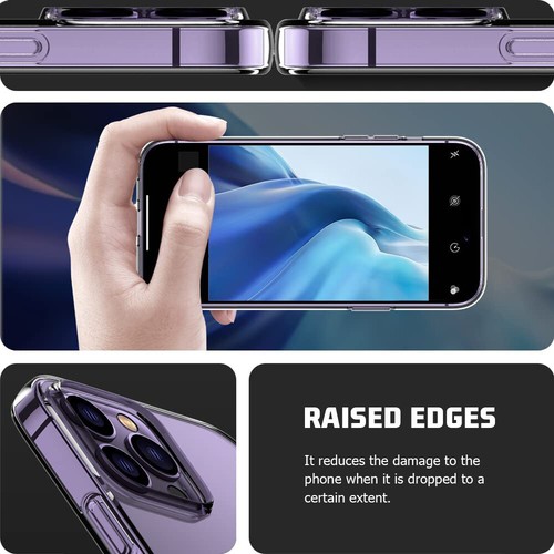 For iPhone 14 15 Plus Pro Max Soft Case Tempered Glass Screen Camera Protector - 第 7/27 張圖片