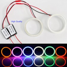 Waterproof Led Cob Halo Rings Angel Eyes For Drl Can-am Renegade Off-road Suvs