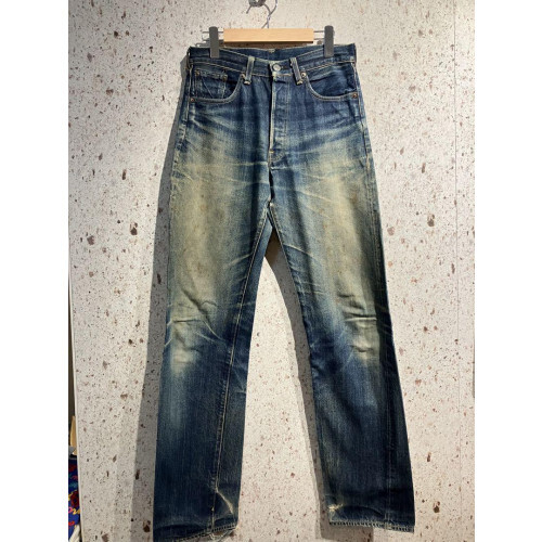 00s LEVI'S VINTAGE CLOTHING 66501 BIGE W31 [Good Stains, damage