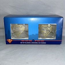 Set of 2 DC Comics Superman Glasses