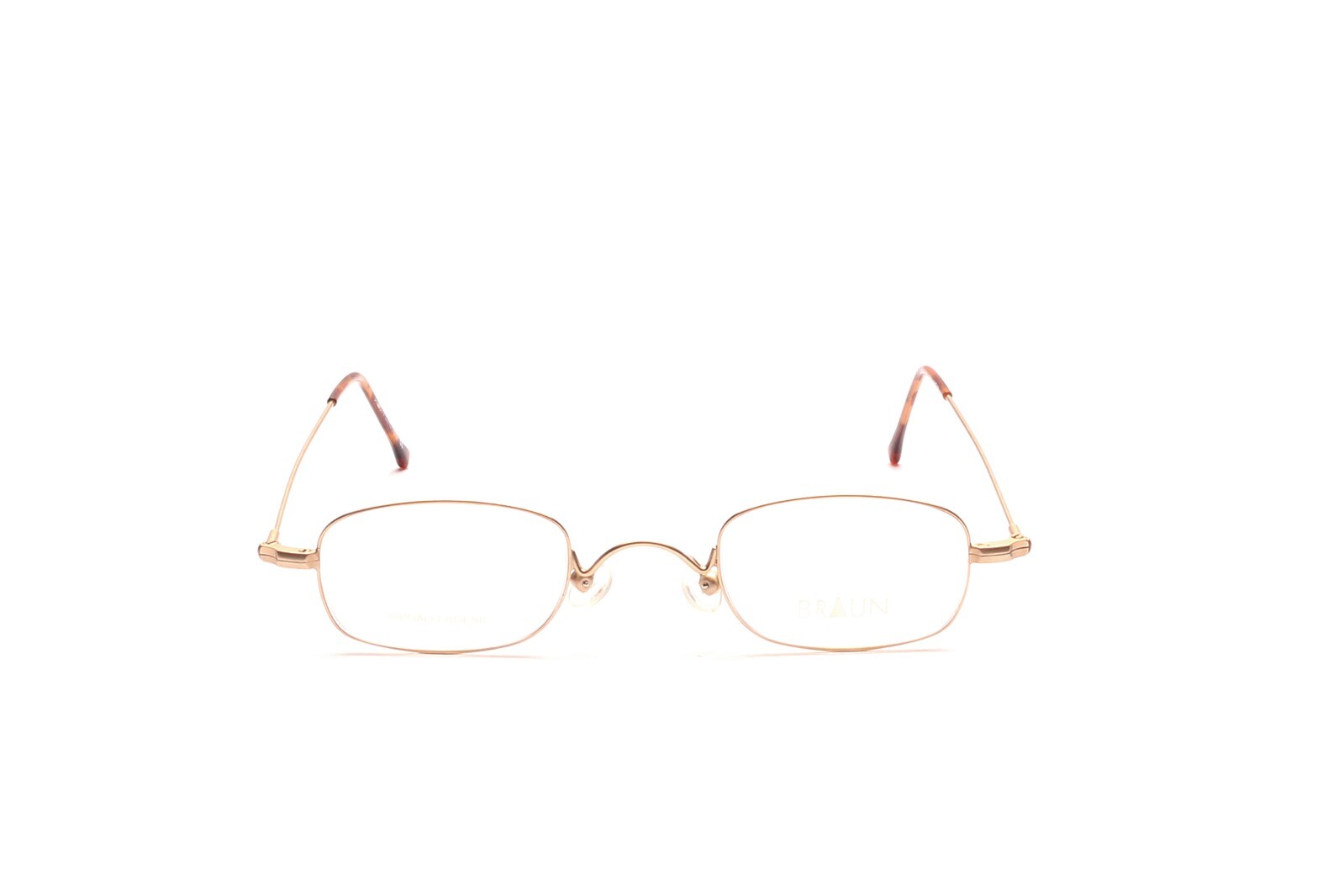 Braun Classics Brille Mod. 214 из золотого унисекс-металла, 40 - 24 мм BC9