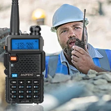 BaoFeng UV-5R V/UHF Dual Band Two-way Walkie Talkie 136-174/400-520MHz Ham Radio
