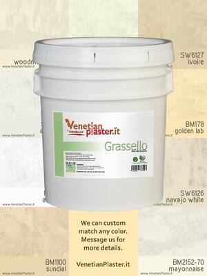 Grassello - by FirmoLux Real Venetian Plaster from Italy (light colors)