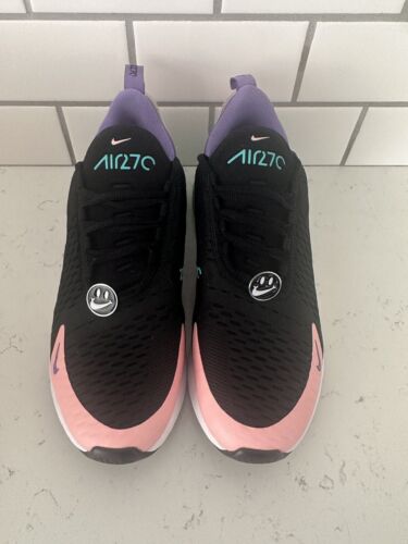 Nike Air Max 270 Have A Nike Day Black Hyper Jade Shoes CI2309-001 Mens Sz 9.5