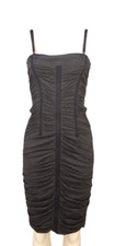 Dolce & Gabbana Vintage D&G Grey Sleeveless Bodycon Corset Dress IT 38 US 2