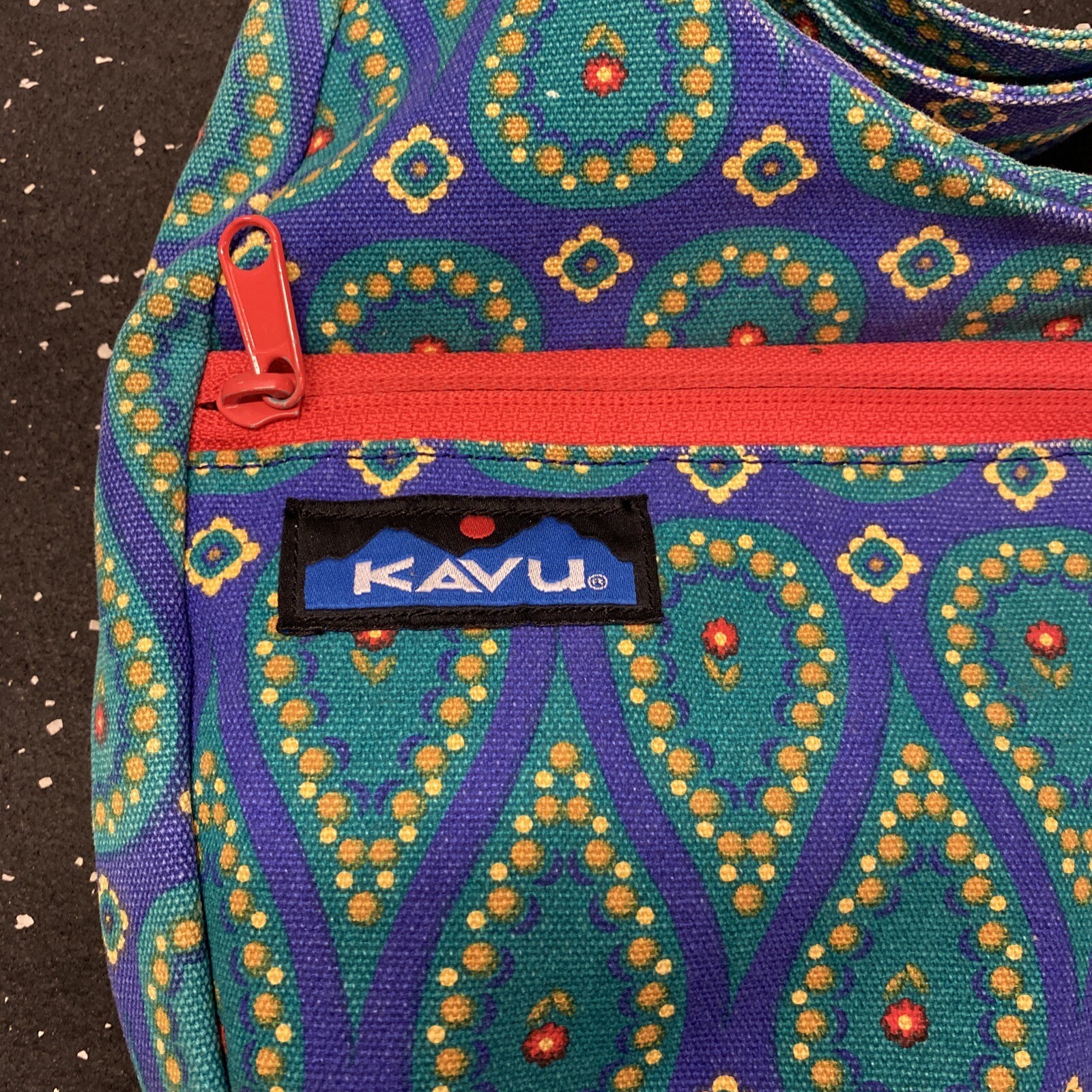 KAVU Sydney Satchel Crossbody Bag Cotton Shoulder Pur… Gem