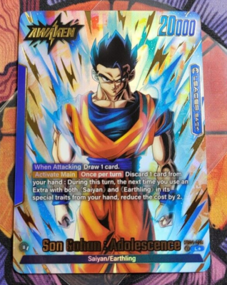 Son Gohan : Adolescence FB04-026 Alternate Art Leader Dragon Ball