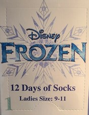 Frozen 12 Days of Socks Ladies Sz. 9-11 New in Box