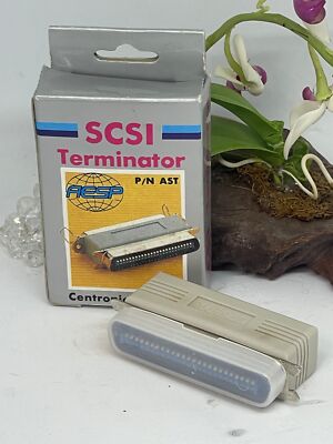 SCSI Terminator P/N AST by AESP Centronics 50 M-F 101258-003 - New in Box*