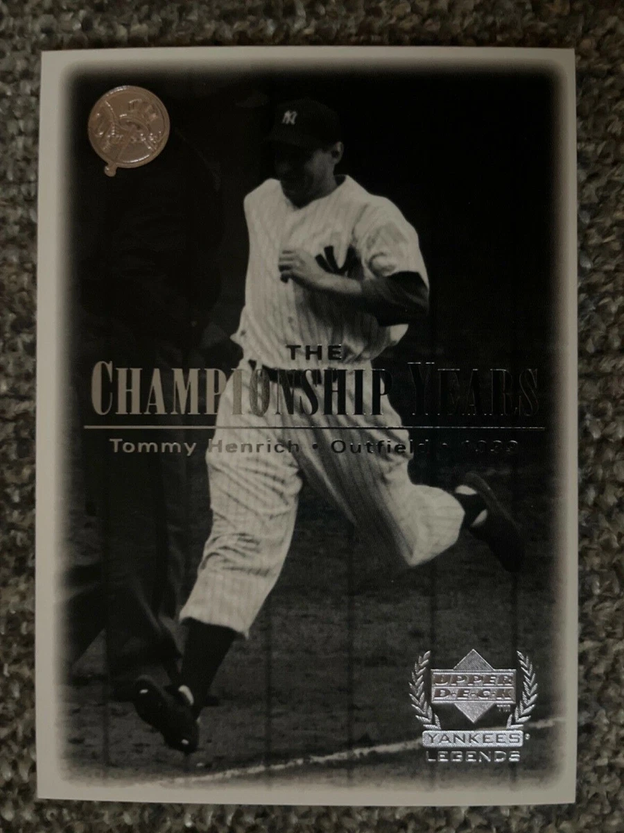 2000 Upper Deck Yankee Legends - Tommy Henrich #73 for sale | eBay